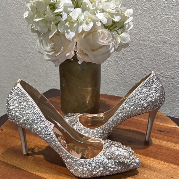 Badgley Mischka Collection Cher II Pointed Toe Pump Size 6 - Picture 7 of 14